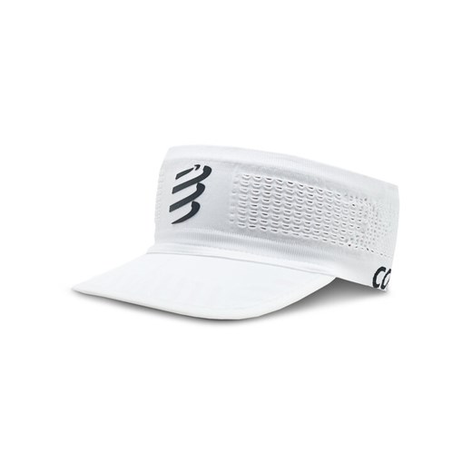 Daszek Compressport Spiderweb Headband On/Off CU00006B Biały ze sklepu eobuwie.pl w kategorii Czapki z daszkiem damskie - zdjęcie 182064815