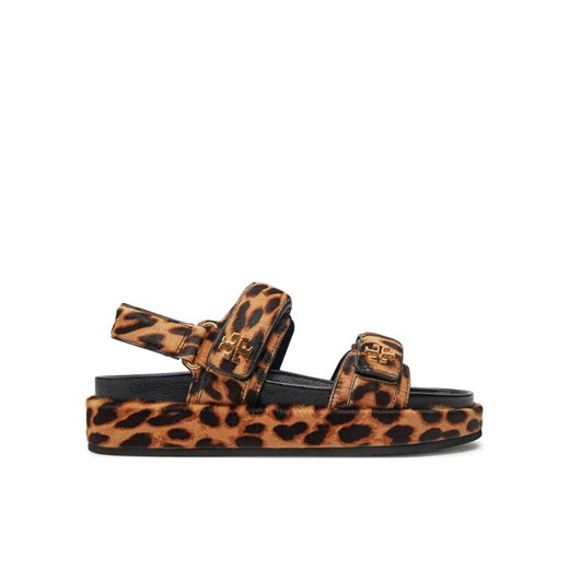 Sandały Tory Burch 165479 Brązowy ze sklepu eobuwie.pl w kategorii Sandały damskie - zdjęcie 182064916