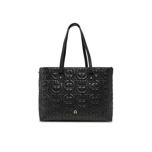 Torebka Aigner 137074 Czarny ze sklepu eobuwie.pl w kategorii Torby Shopper bag - zdjęcie 182065045