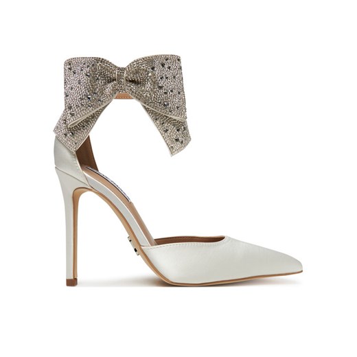 Szpilki Steve Madden Deville SM11003196 Biały ze sklepu eobuwie.pl w kategorii Czółenka - zdjęcie 182065176
