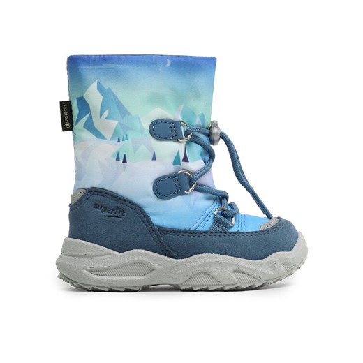 Śniegowce Superfit GORE-TEX 1-009238-8000 M Niebieski ze sklepu eobuwie.pl w kategorii Buty zimowe dziecięce - zdjęcie 182065179