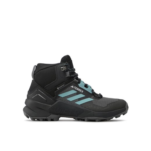 Trekkingi adidas Terrex Swift R3 Mid Gtx W GORE-TEX HP8712 Czarny ze sklepu eobuwie.pl w kategorii Buty trekkingowe damskie - zdjęcie 182065189