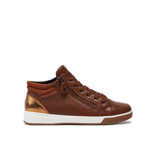 Sneakersy Ara High Soft 12-44499-18 Brązowy ze sklepu eobuwie.pl w kategorii Buty sportowe męskie - zdjęcie 182065226