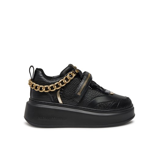 Sneakersy KARL LAGERFELD KL63543 Czarny ze sklepu eobuwie.pl w kategorii Buty sportowe damskie - zdjęcie 182065309