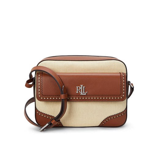 Torebka LAUREN RALPH LAUREN Marcy 431966778001 Beżowy ze sklepu eobuwie.pl w kategorii Listonoszki - zdjęcie 182065328