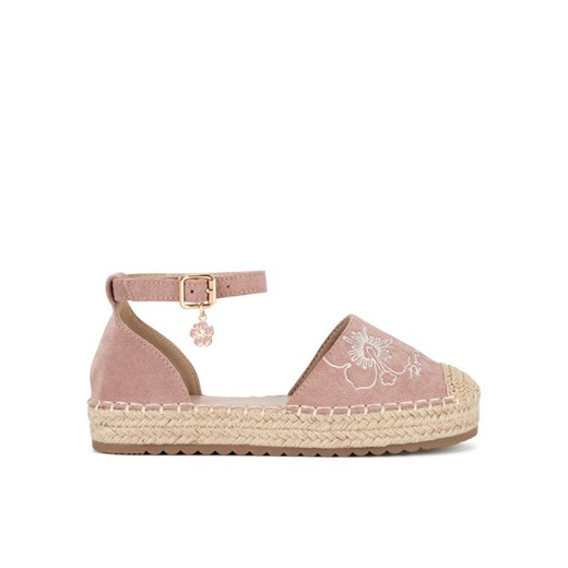 Espadryle Roxy CSS21597-01 Różowy ze sklepu eobuwie.pl w kategorii Sandały dziecięce - zdjęcie 182065349