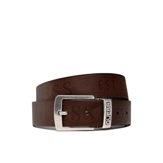 Pasek Męski Guess Reversible Belt M3RZ12 L0S80 Czarny ze sklepu eobuwie.pl w kategorii Paski męskie - zdjęcie 182065458