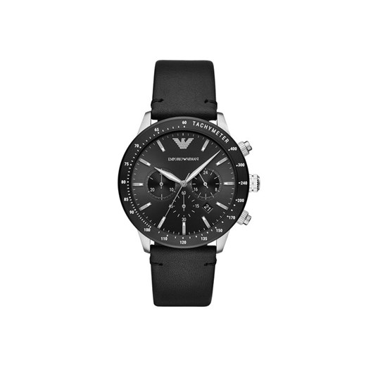 Zegarek Emporio Armani AR11243 Czarny ze sklepu eobuwie.pl w kategorii Zegarki - zdjęcie 182065577