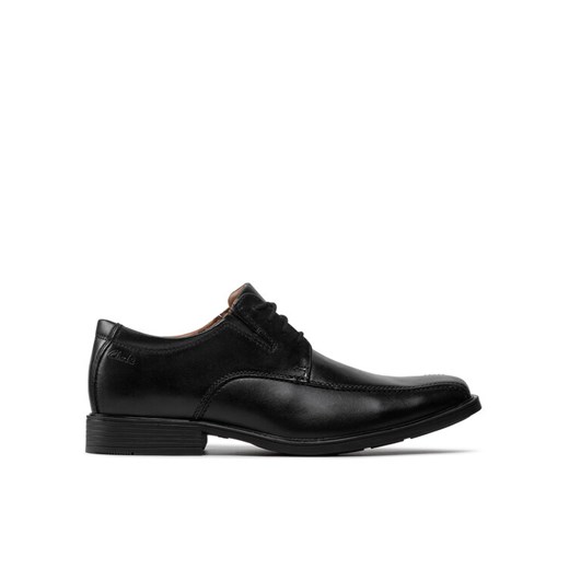 Półbuty Clarks Tilden Walk 261103107 Czarny ze sklepu eobuwie.pl w kategorii Buty eleganckie męskie - zdjęcie 182065657