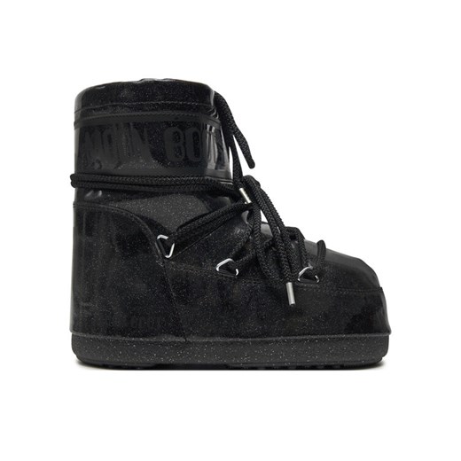 Śniegowce Moon Boot Icon Low Glitter 80D1409440 Czarny ze sklepu eobuwie.pl w kategorii Śniegowce damskie - zdjęcie 182065695