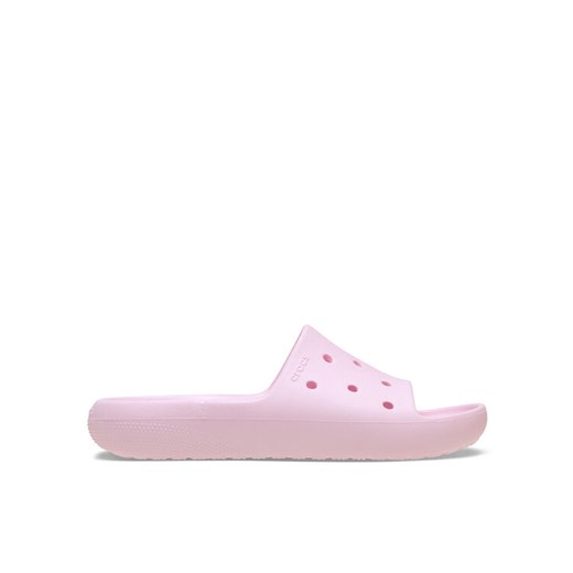 Klapki Crocs Classic Slide v2 209401 Różowy ze sklepu eobuwie.pl w kategorii Klapki damskie - zdjęcie 182065739