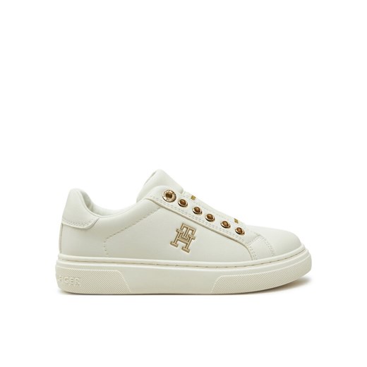 Sneakersy Tommy Hilfiger Low Cut Sneaker T3A9-33744-1355 M Biały ze sklepu eobuwie.pl w kategorii Buty sportowe dziecięce - zdjęcie 182065947