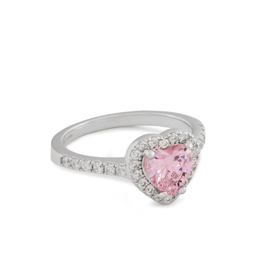 Pierścionek ICED STUFF Heart Gem Białe złoto ze sklepu eobuwie.pl w kategorii Pierścionki - zdjęcie 182065949