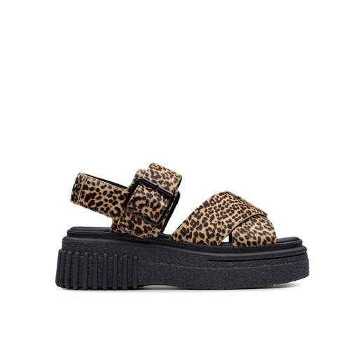 Sandały Clarks Evamar Wish 26182050 Brązowy ze sklepu eobuwie.pl w kategorii Sandały damskie - zdjęcie 182066107