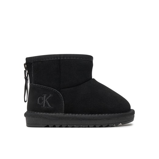 Śniegowce Calvin Klein Jeans Fur Boot V3A5-81036-0187 M Czarny ze sklepu eobuwie.pl w kategorii Buty zimowe dziecięce - zdjęcie 182066377