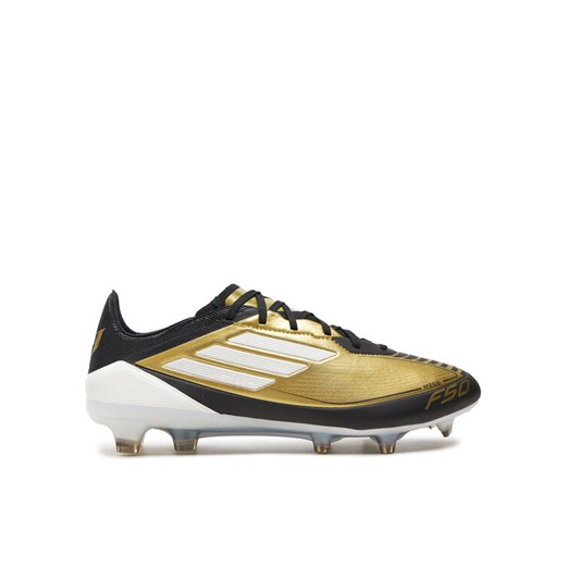 Buty do piłki nożnej adidas F50 Pro Messi Firm Ground JI2502 Złoty ze sklepu eobuwie.pl w kategorii Buty sportowe męskie - zdjęcie 182066415
