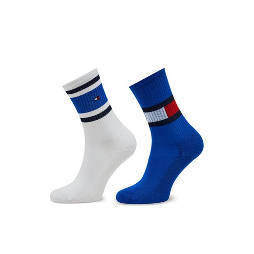 Zestaw 2 par wysokich skarpet dziecięcych Tommy Hilfiger 394020001 Kolorowy ze sklepu eobuwie.pl w kategorii Skarpetki dziecięce - zdjęcie 182066636