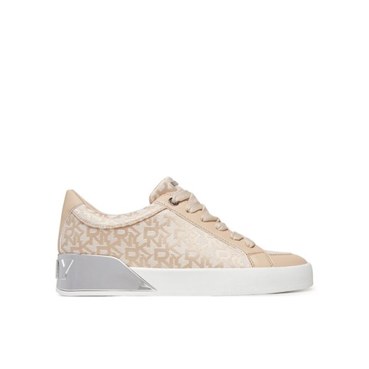 Sneakersy DKNY K1507746 Beżowy ze sklepu eobuwie.pl w kategorii Buty sportowe damskie - zdjęcie 182066639