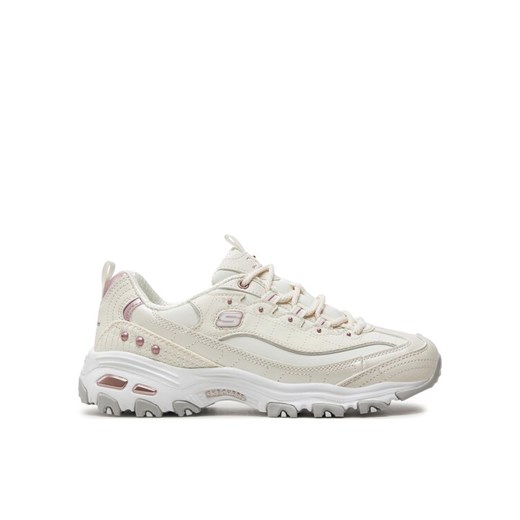 Sneakersy Skechers D'Lites-Ladies Night 149267/WLV Biały ze sklepu eobuwie.pl w kategorii Buty sportowe damskie - zdjęcie 182066667