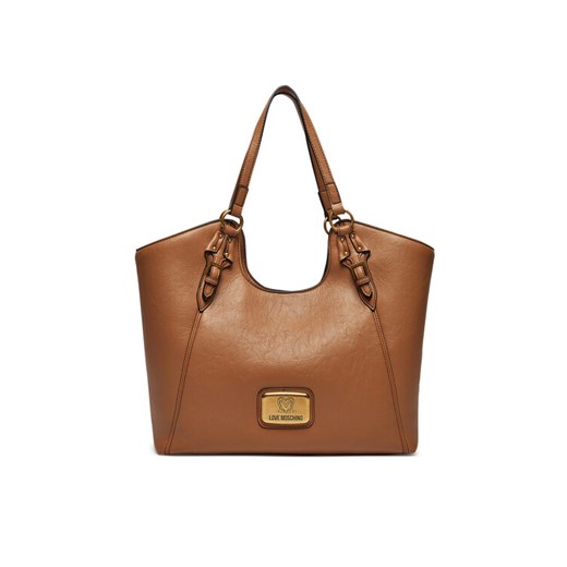 Torebka LOVE MOSCHINO JC4270PP0LKB0208 Brązowy ze sklepu eobuwie.pl w kategorii Torby Shopper bag - zdjęcie 182066668