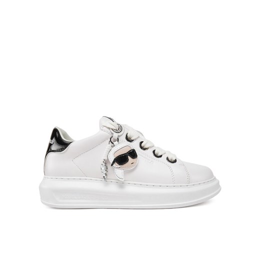Sneakersy KARL LAGERFELD KL62576T Biały ze sklepu eobuwie.pl w kategorii Buty sportowe damskie - zdjęcie 182066719