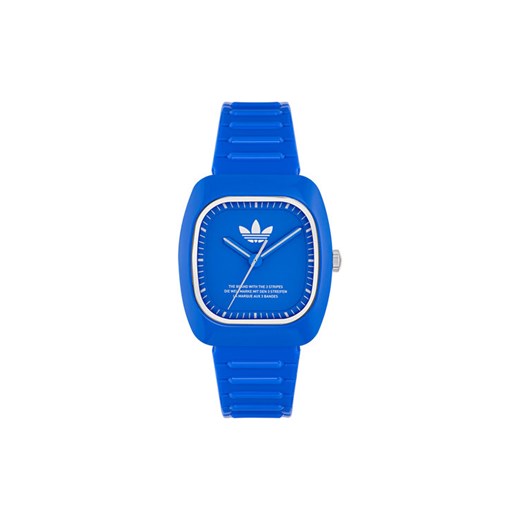 Zegarek adidas Retro Wave Two AOSY24530 Niebieski ze sklepu eobuwie.pl w kategorii Zegarki - zdjęcie 182066825