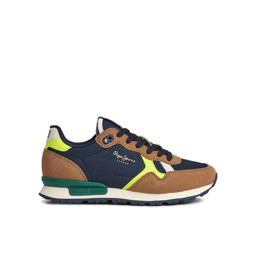 Sneakersy Pepe Jeans PBS30576 Brązowy ze sklepu eobuwie.pl w kategorii Buty sportowe dziecięce - zdjęcie 182066847