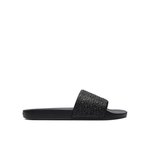 Klapki Calvin Klein Pool Slide Mono HM0HM01517 Czarny Calvin Klein 42 eobuwie.pl