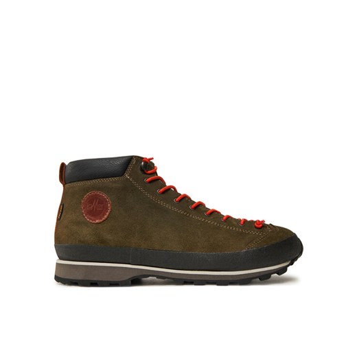 Trekkingi Lomer Bio Naturale Mid Mtx Suede 50085/A Khaki ze sklepu eobuwie.pl w kategorii Buty trekkingowe męskie - zdjęcie 182067078