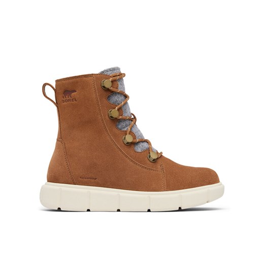 Botki Sorel Explorer III Joan 2077951242 Brązowy ze sklepu eobuwie.pl w kategorii Botki - zdjęcie 182067186