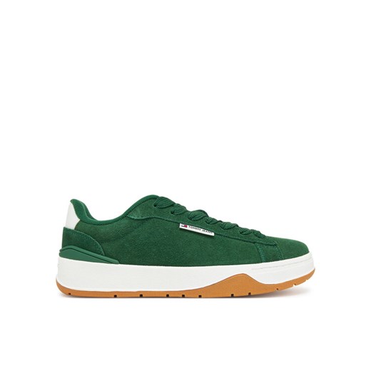 Sneakersy Tommy Jeans Tjw Skate Sneaker EN0EN02737 Zielony ze sklepu eobuwie.pl w kategorii Trampki damskie - zdjęcie 182067206