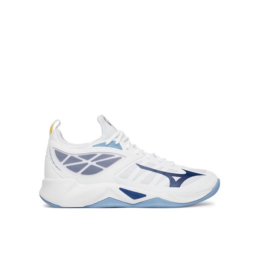 Buty halowe Mizuno Wave Dimension V1GA2240 Biały ze sklepu eobuwie.pl w kategorii Buty sportowe męskie - zdjęcie 182067255