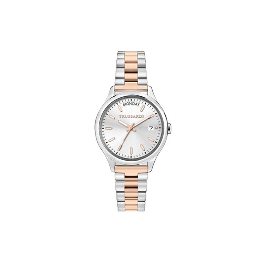 Zegarek Trussardi R2453170501 Srebrny ze sklepu eobuwie.pl w kategorii Zegarki - zdjęcie 182067307