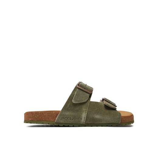 Klapki Jack&Jones Louis 12231428 Khaki ze sklepu eobuwie.pl w kategorii Klapki męskie - zdjęcie 182067319