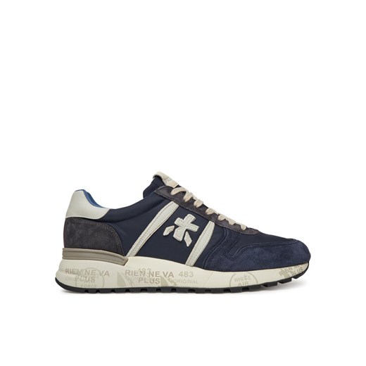 Sneakersy Premiata LANDER VAR 7204 Granatowy ze sklepu eobuwie.pl w kategorii Buty sportowe męskie - zdjęcie 182067495