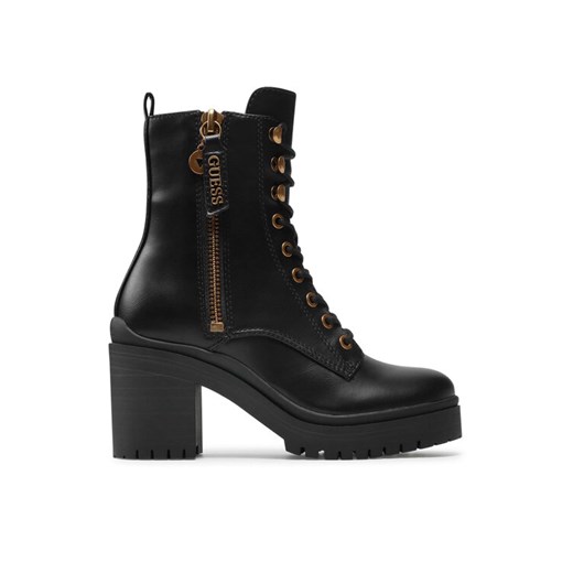 Botki Guess Cabra2 FL7CBR ELE10 Czarny ze sklepu eobuwie.pl w kategorii Botki - zdjęcie 182067629