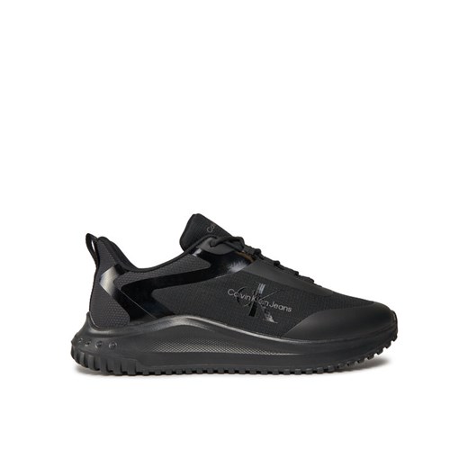 Sneakersy Calvin Klein Jeans Eva Runner Low Lace Ml Mix YM0YM00968 Czarny 44 eobuwie.pl