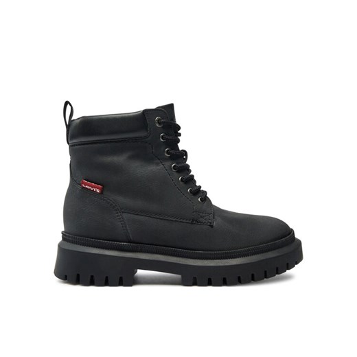 Trapery Levi's® Lennox 235878-794 Czarny ze sklepu eobuwie.pl w kategorii Workery damskie - zdjęcie 182067745