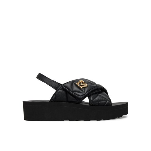 Sandały LOVE MOSCHINO JA16044I1MIE0000 Czarny ze sklepu eobuwie.pl w kategorii Sandały damskie - zdjęcie 182067788