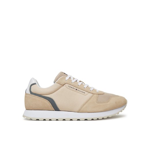 Sneakersy Tommy Hilfiger New Eva Runner Summer Nylon Pop FM0FM05427 Beżowy ze sklepu eobuwie.pl w kategorii Buty sportowe męskie - zdjęcie 182067899