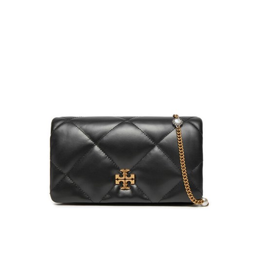 Torebka Tory Burch Kiara Charm Diamiond Quilt 162139 Czarny - id: 0197865191957 - marki Tory Burch - 182067996 Torebka Tory Burch Kiara Charm Diamiond Quilt 162139 Czarny ze sklepu eobuwie.pl w kategorii Kopertówki - zdjęcie 182067996