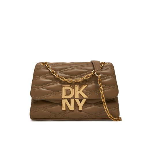 Torebka DKNY Minna R433KG75 Brązowy ze sklepu eobuwie.pl w kategorii Kopertówki - zdjęcie 182068077