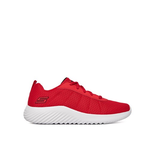 Sneakersy Skechers BOUNDER 403745L Czerwony ze sklepu eobuwie.pl w kategorii Buty sportowe damskie - zdjęcie 182068209