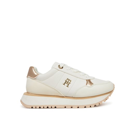 Sneakersy Tommy Hilfiger Low Cut Lace-Up Sneaker T3A9-33759-1355 M Biały ze sklepu eobuwie.pl w kategorii Buty sportowe dziecięce - zdjęcie 182068309
