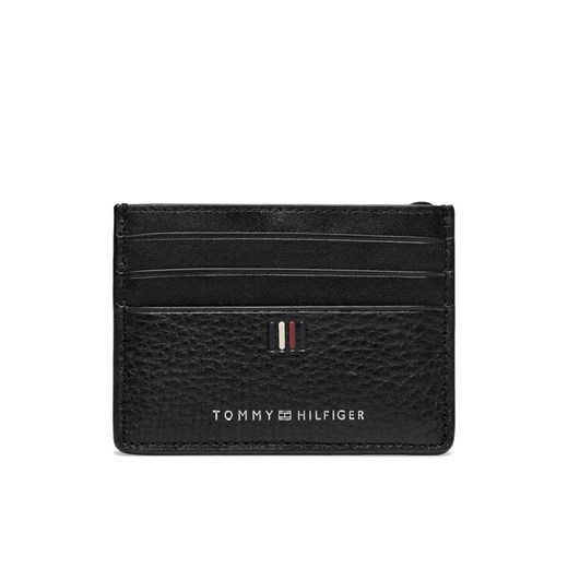 Etui na karty kredytowe Tommy Hilfiger Th Central Cc Holder AM0AM11858 Czarny ze sklepu eobuwie.pl w kategorii Etui - zdjęcie 182068336