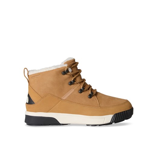 Botki The North Face Sierra Mid Lace Wp NF0A4T3XKOM Brązowy ze sklepu eobuwie.pl w kategorii Botki - zdjęcie 182068487