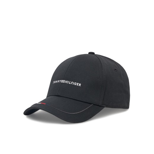 Czapka z daszkiem Tommy Hilfiger Foundation AM0AM13001 Czarny ze sklepu eobuwie.pl w kategorii Czapki z daszkiem męskie - zdjęcie 182068579