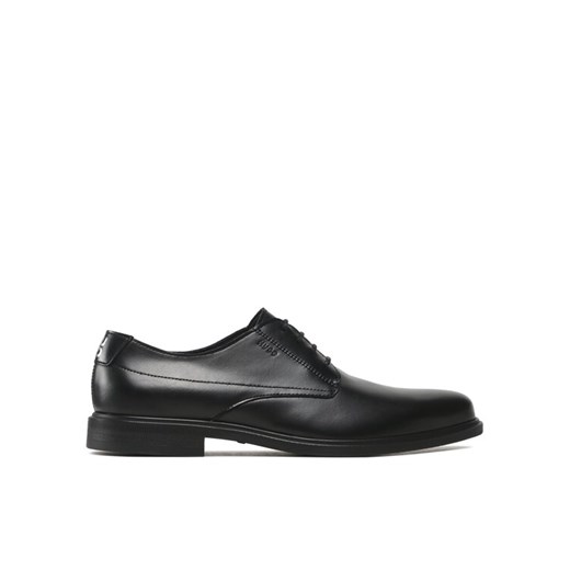 Półbuty Hugo Kerr 50497869 Czarny ze sklepu eobuwie.pl w kategorii Buty eleganckie męskie - zdjęcie 182068726