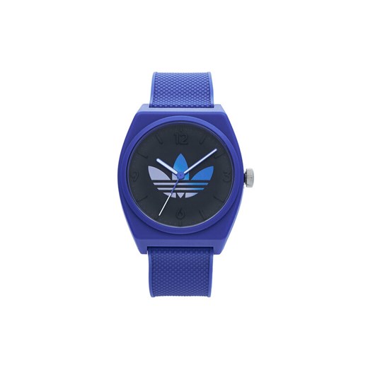 Zegarek adidas Project Two AOST24553 Niebieski ze sklepu eobuwie.pl w kategorii Zegarki - zdjęcie 182068747