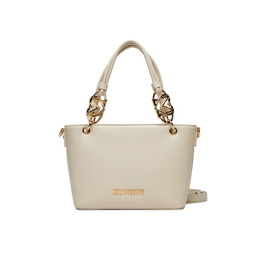 Torebka LOVE MOSCHINO JC4052PP1MLF0110 Écru ze sklepu eobuwie.pl w kategorii Torby Shopper bag - zdjęcie 182068827